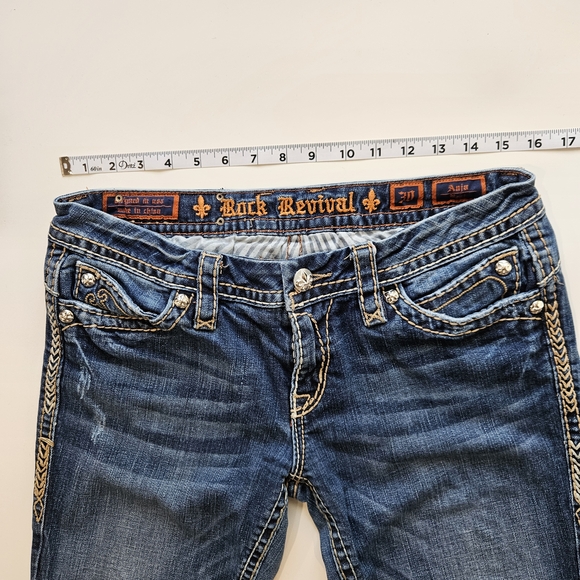Rock Revival Jeans Size 30 Women's Anja Boot Denim - Picture 12 of 12
